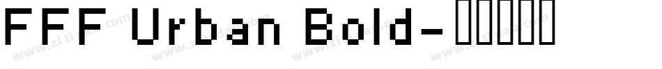 FFF Urban Bold字体转换